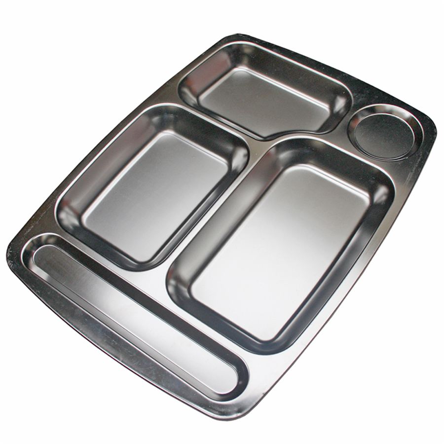 Khay căng tin inox 5 ô